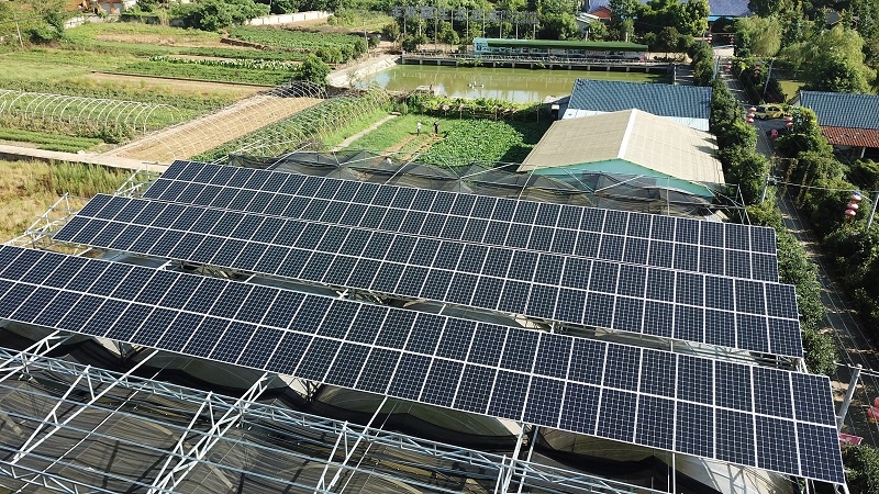 [农光互补]长沙望城丰登园49.5KW光伏发电项目