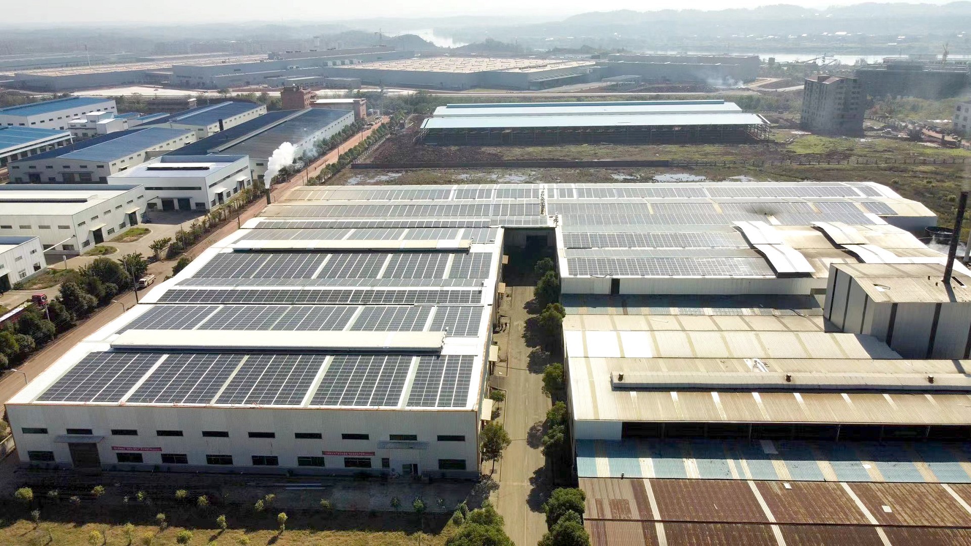 快讯｜企业光伏增容333.58千瓦！DB视讯绿能承建湖南顺隆工贸易光伏电站二期开工